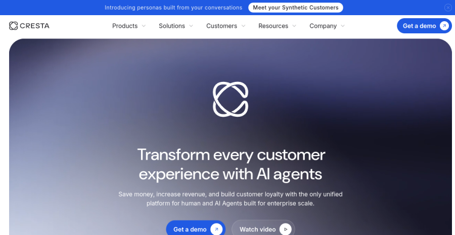 Cresta website