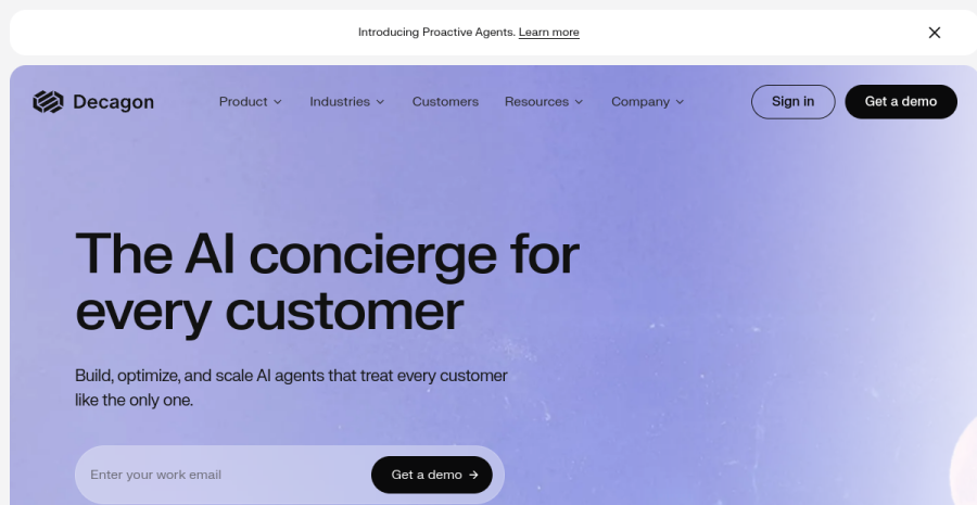 Decagon website
